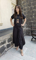 Zebra Black Shell Mirror Coord Set - Three Piece Set main image 1