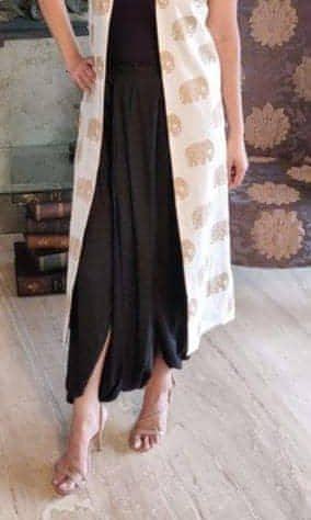 Black Dhoti - Only Botttom  Label DC