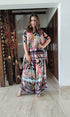 Flora Blue Kaftaan Coord Set main image 0