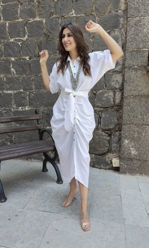 Gown With Waist Belt